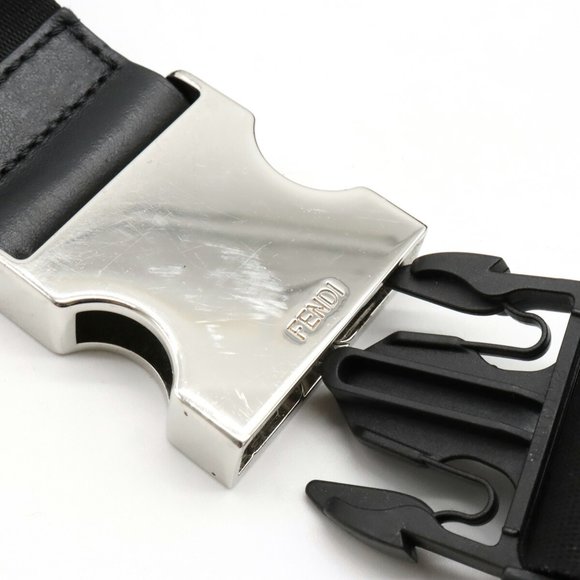 FENDI Zucca pattern diagonal belt bag, body waist pouch, coated canvas, leath... - Picture 9 of 9